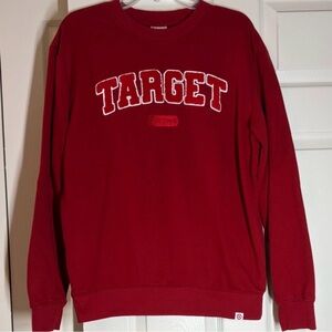 Target women’s  Bold Red Crewneck Sweater
